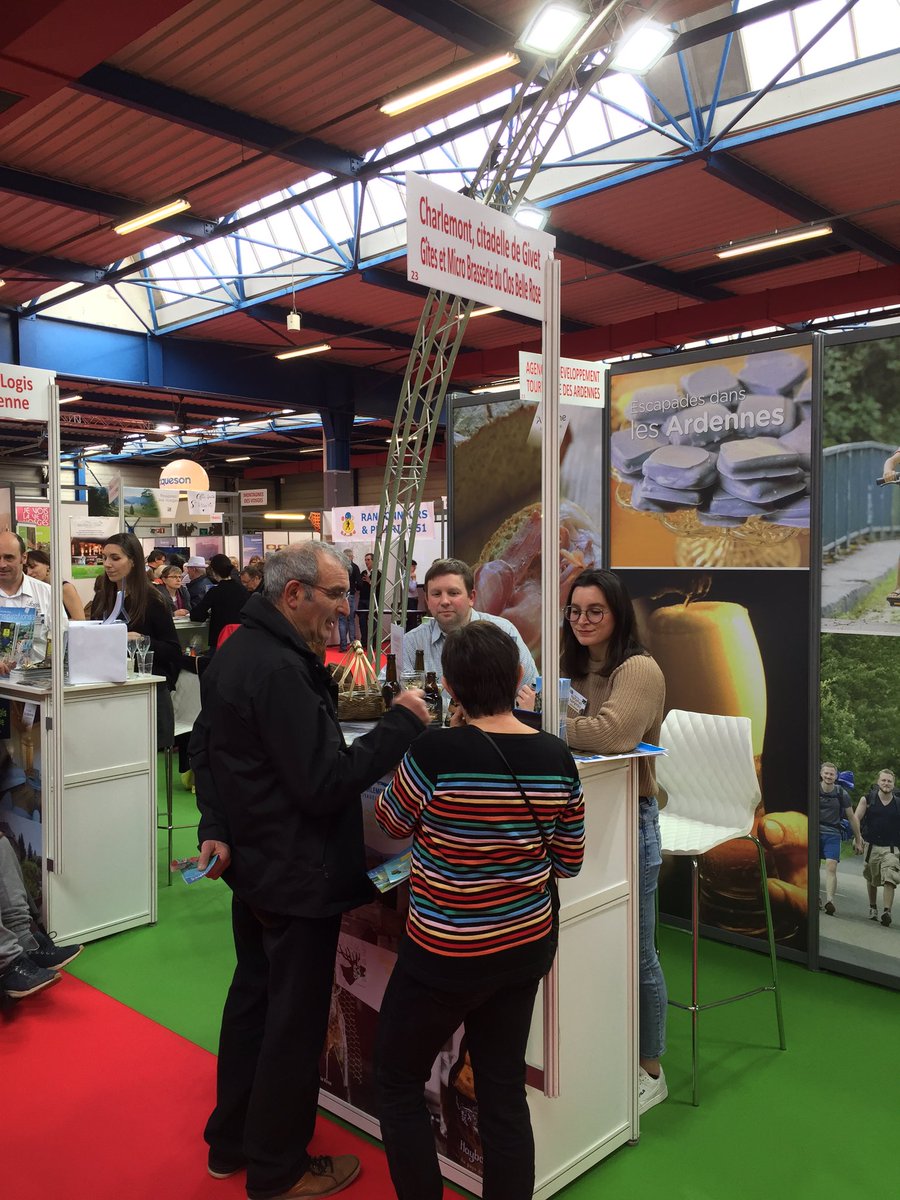 Mickaël JEANTY (@mickaeljeanty) on Twitter photo Le salon Voyages et Saveurs se poursuit encore aujourd’hui jusqu’à 18h au Parc des Expos de Reims.
Retrouvez <a href="/TourismArdennes/">Tourisme en Ardennes</a> stand 23, hall 2 avec <a href="/Valdardenne/">Tourisme Ardenne</a> @OTVPA08 <a href="/CS_Tourism/">Office de Tourisme Charleville/Sedan en Ardenne</a> <a href="/Chateau_Sedan/">Château fort de Sedan</a> <a href="/GitesDeFrance/">Gîtes de France</a> <a href="/otcretes/">Tourisme des Crêtes</a> <a href="/logishotels_fr/">Groupe Logis Hôtels</a>
#Ardennes #Ardenne #salon #Reims Le salon Voyages et Saveurs se poursuit encore aujourd’hui jusqu’à 18h au Parc des Expos de Reims.
Retrouvez <a href="/TourismArdennes/">Tourisme en Ardennes</a> stand 23, hall 2 avec <a href="/Valdardenne/">Tourisme Ardenne</a> @OTVPA08 <a href="/CS_Tourism/">Office de Tourisme Charleville/Sedan en Ardenne</a> <a href="/Chateau_Sedan/">Château fort de Sedan</a> <a href="/GitesDeFrance/">Gîtes de France</a> <a href="/otcretes/">Tourisme des Crêtes</a> <a href="/logishotels_fr/">Groupe Logis Hôtels</a>
#Ardennes #Ardenne #salon #Reims