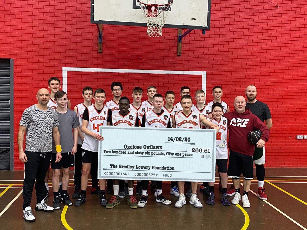 A massive Thankyou to <a href="/OxcloseA/">Oxclose Community Academy</a> basketball team ‘Oxclose Outlaws’ for raising an amazing £266.51 #RaisingAwareness #Charity #CancerHasNoColours #ItsNiceToBeNice #Support