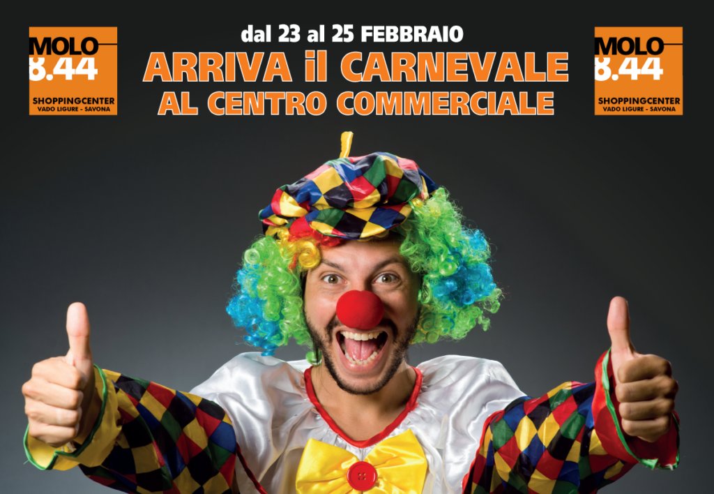MOLO844's tweet photo. #Carnevale al Centro Commerciale - - 
#CarnevalealMolo 🎉🎊
Arriva il #Carnevale al centro commerciale‼️
Ti aspettiamo dal 2️⃣3️⃣ al 2️⃣4️⃣ febbraio con
🎊 pentolaccia
🎨 truccab... - https://t.co/jeCgxLV3jy - https://t.co/fvLlfajC0R