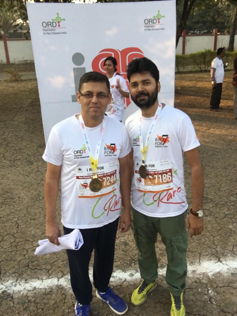 Pune members of Cure SMA India today participated in #Racefor7 to raise #awareness on this #RareDiseaseDay 
#BattleAgainstSMA #ICare4Rare
@ORDIndia @dhawalkes @UnmeshDeshpand8