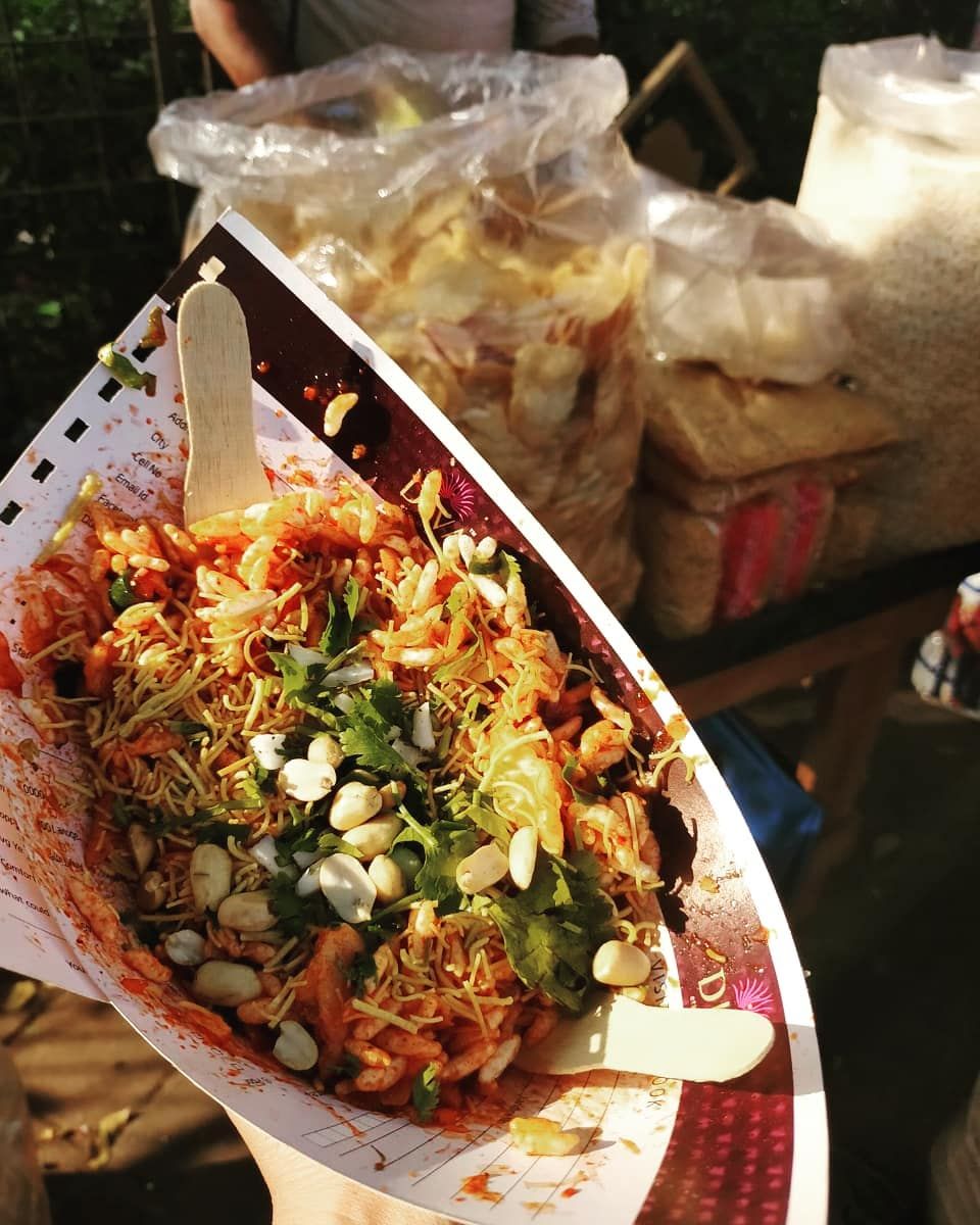 delicious and tangy Bombay Bhel @yummi__licious 
  #sevtamatar #sabji #vegetarian #namkeensev #indorisev #delicioue #easyandquick #instafood #instapic  #sevpuri #instagramers  #foodporn #foodgasm #ChatpatiSev #Sevgram #SevIsLife #sevindore #SevingSev #SevBhujiya
