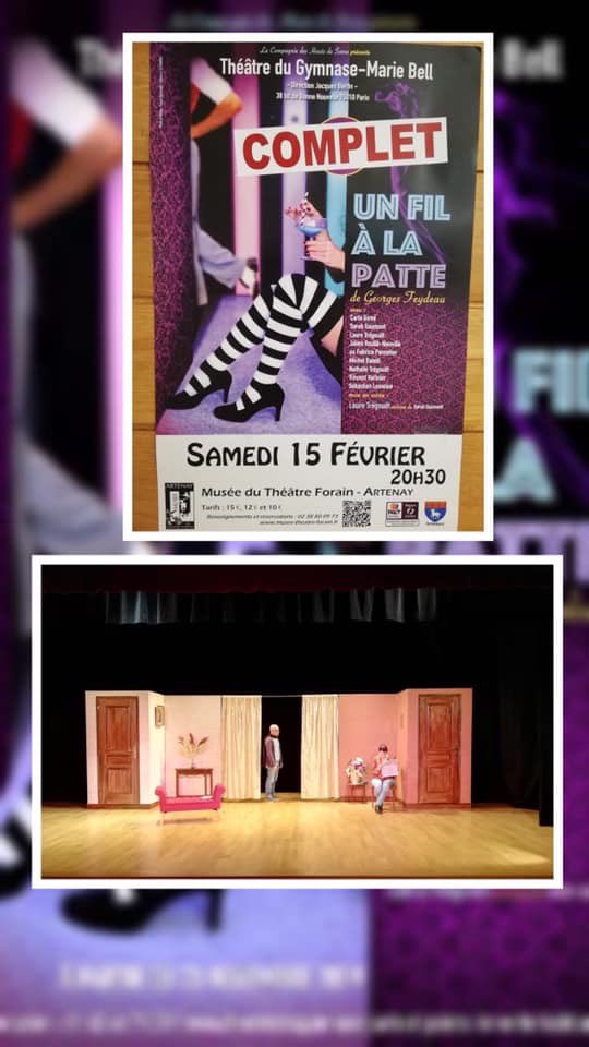 playfilalapatte's tweet photo. Hier soir notre fil s’est arrêté à Artenay!
Une super soirée Merci Benoît Têtu!
Nous continuons notre route....
Prochaines dates les 27 et 28 Mars à Vichy au BACKSTEP !
#unfilalapatte #theatre #vichy #backstep
@seblemoine @CarlaGirod @lamontagne_fr https://t.co/jVxsr0uYXM