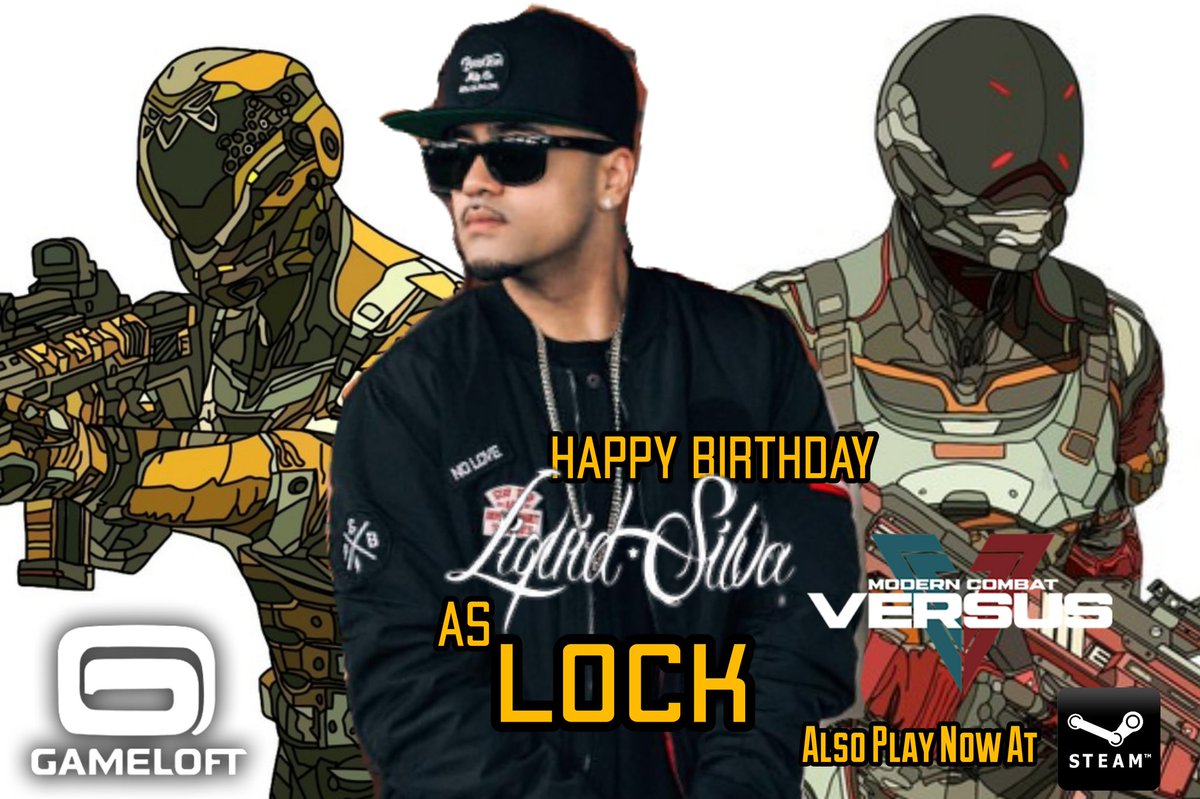 Happy Birthday for The Best Canadian Rapper &amp; Based in Indonesia.
<a href="/LIQUIDSILVA/">LIQUIDSILVA</a> as LOCK
Special Nuansa #ModernCombatVersus
Also Play Now At STEAM!
#ModernCombatVersus #HappyBirthday #LiquidSilva #Gameloft #GameloftIndonesia
