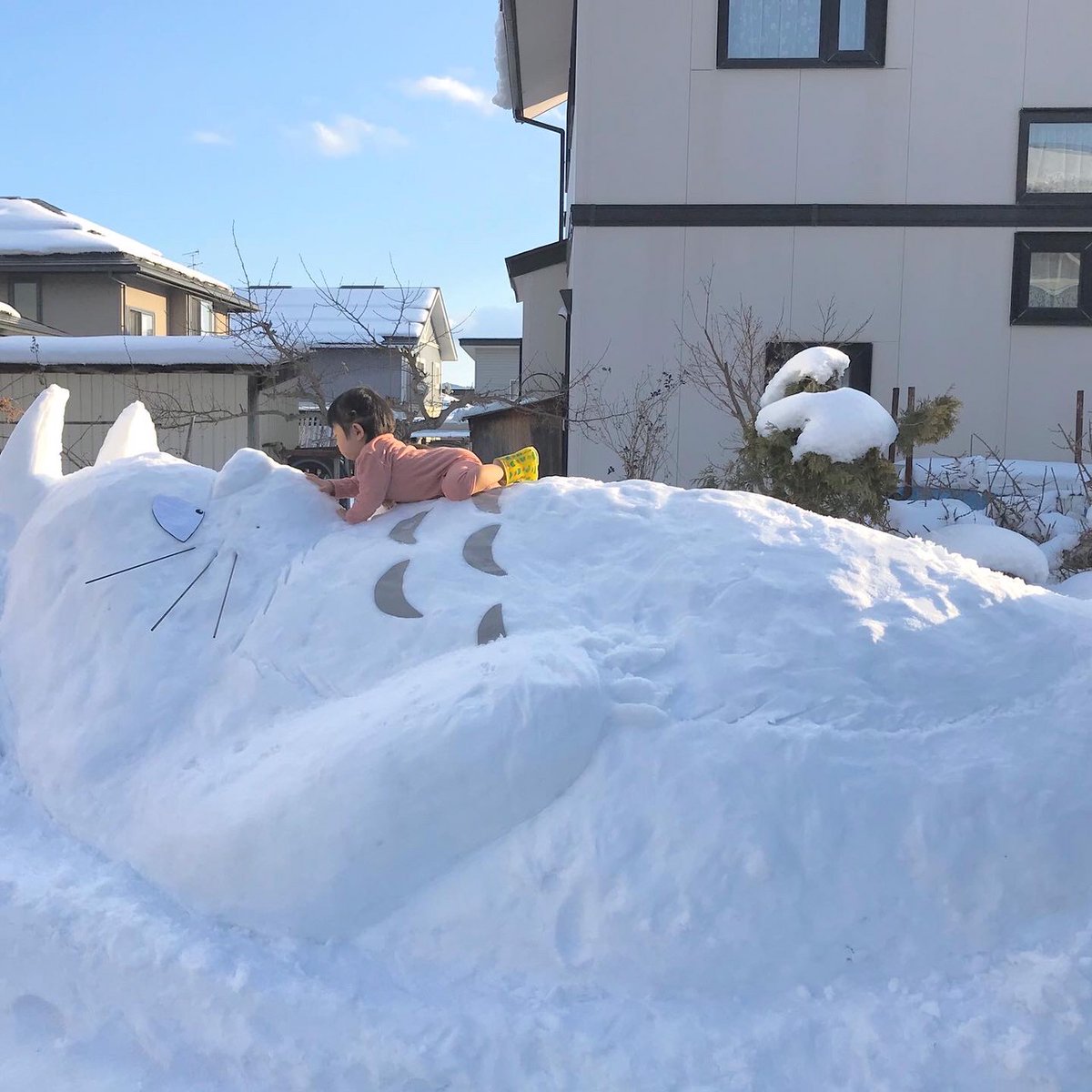 暇を持て余した妹さんの作ったトトロの雪像のクオリティが高すぎる かわいい Togetter 暇を持て余した妹さんの作ったトトロの雪像のクオリティが高すぎる かわいい Togetter