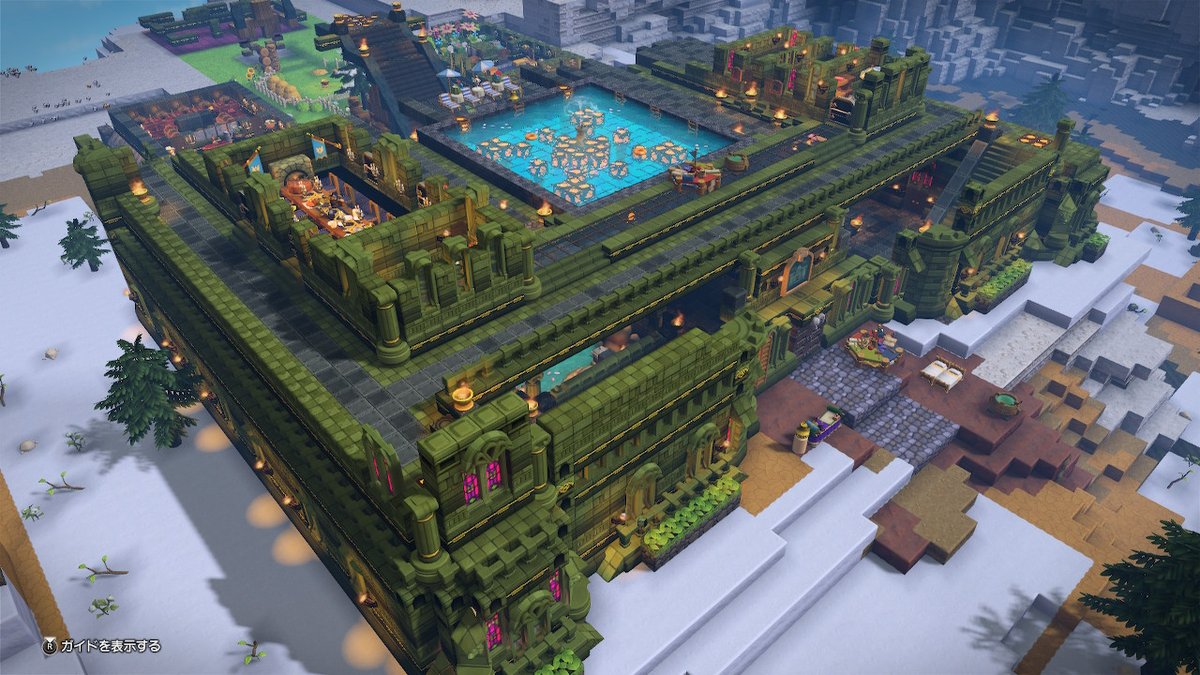 遅ればせながらビルダーズ2プレイしてまして、ちまちまとシドー城を建設してます。シドーくん最近のイチ推し。#DQB2 #ビルダーズ2