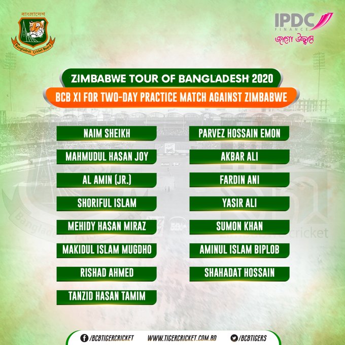 BCB XI v ZIM Live Score Bangladesh vs Zimbabwe tour ODI Live Score