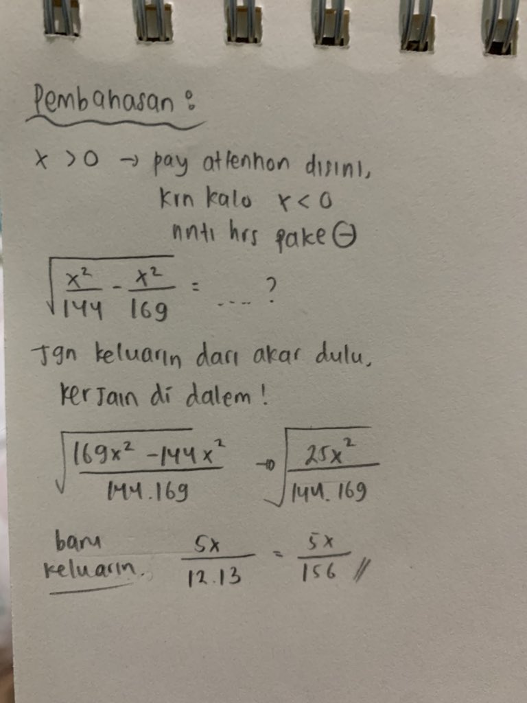 Akar dari 169