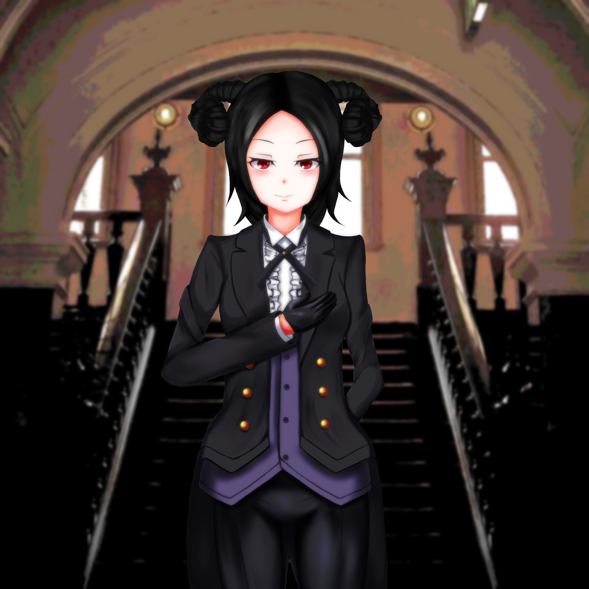 ふぅ イラスト練習中 久々にオリキャラの黒羊ちゃんを描きました うちの娘の中では イケメンキャラの設定なので執事コスをしてもらいました 背景はフリー素材からお借りいたしました らまそい イラスト イラスト好きさんと繋がりたい ふぅ イラスト練習中 久々にオリキャラの黒羊ちゃんを描きました うちの娘の中では イケメンキャラの設定なので執事コスをしてもらいました 背景はフリー素材からお借りいたしました らまそい イラスト イラスト好きさんと繋がりたい