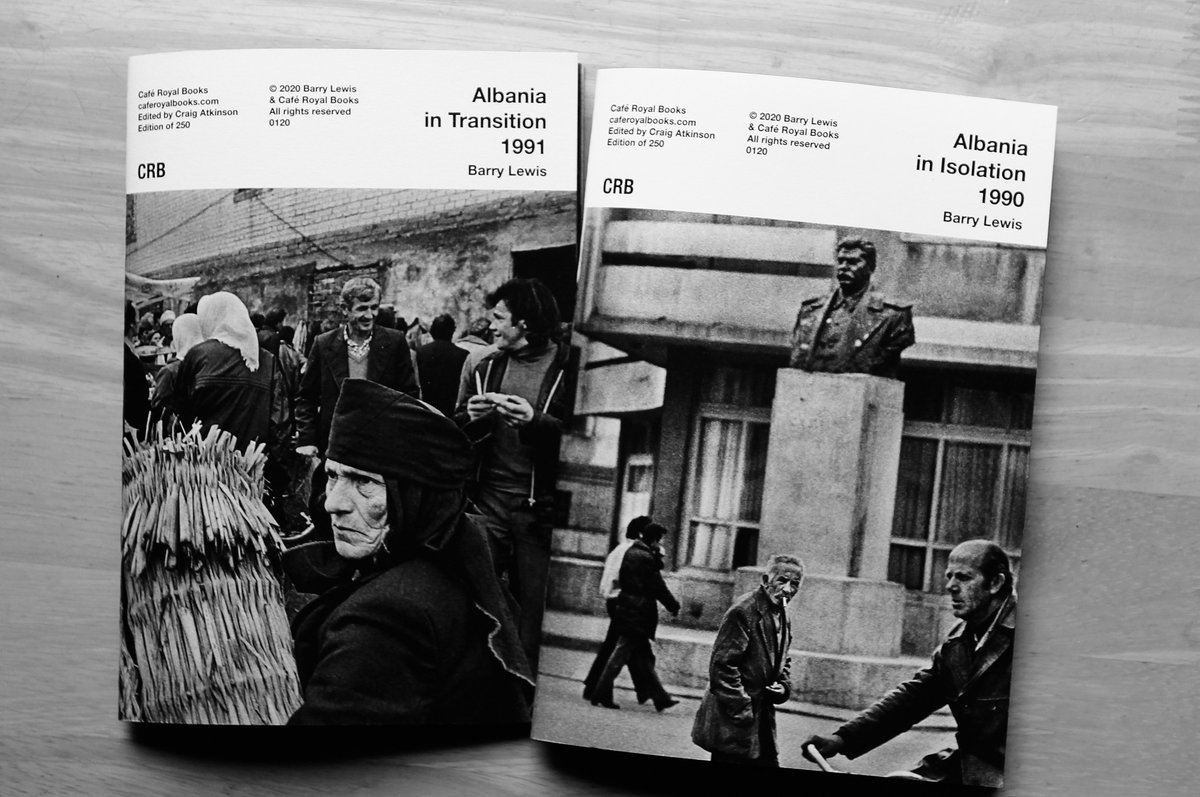 Got these two fantastic #caferoyalbooks in the Post yesterday, and only £9 for both. Superb #Photography by #BarryLewis #Albania....Recommend!