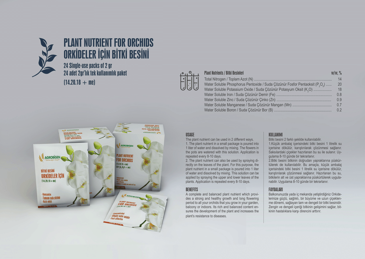 ecobigen's tweet photo. Orkideler için Bitki Besini
48gr (2gr x 24adet) https://t.co/VgGCQiAyB9