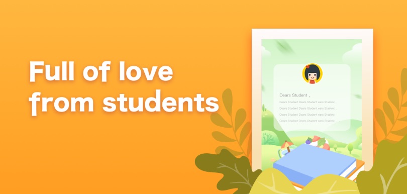 cclong's tweet image. Full of love from students #VIPKID
 m.vipkidteachers.com/request-gift/c…