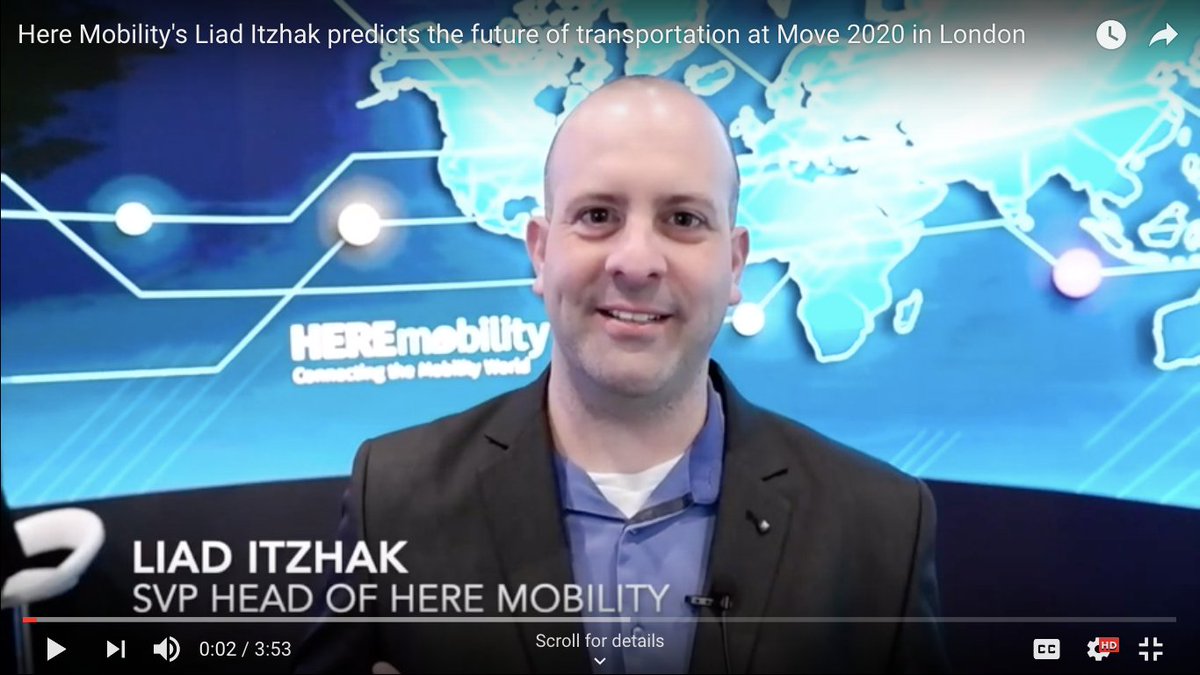 HeadlineMediaPR's tweet image. Check out the interview with Liad Itzhak from @HereMobility at #Move2020 in which he speaks about the company's mission to create a shift back to public #transportation by creating seamless experiences for the customer. via @TrafficTechMag &amp;gt; buff.ly/3bJVSy4
#SmartMobility