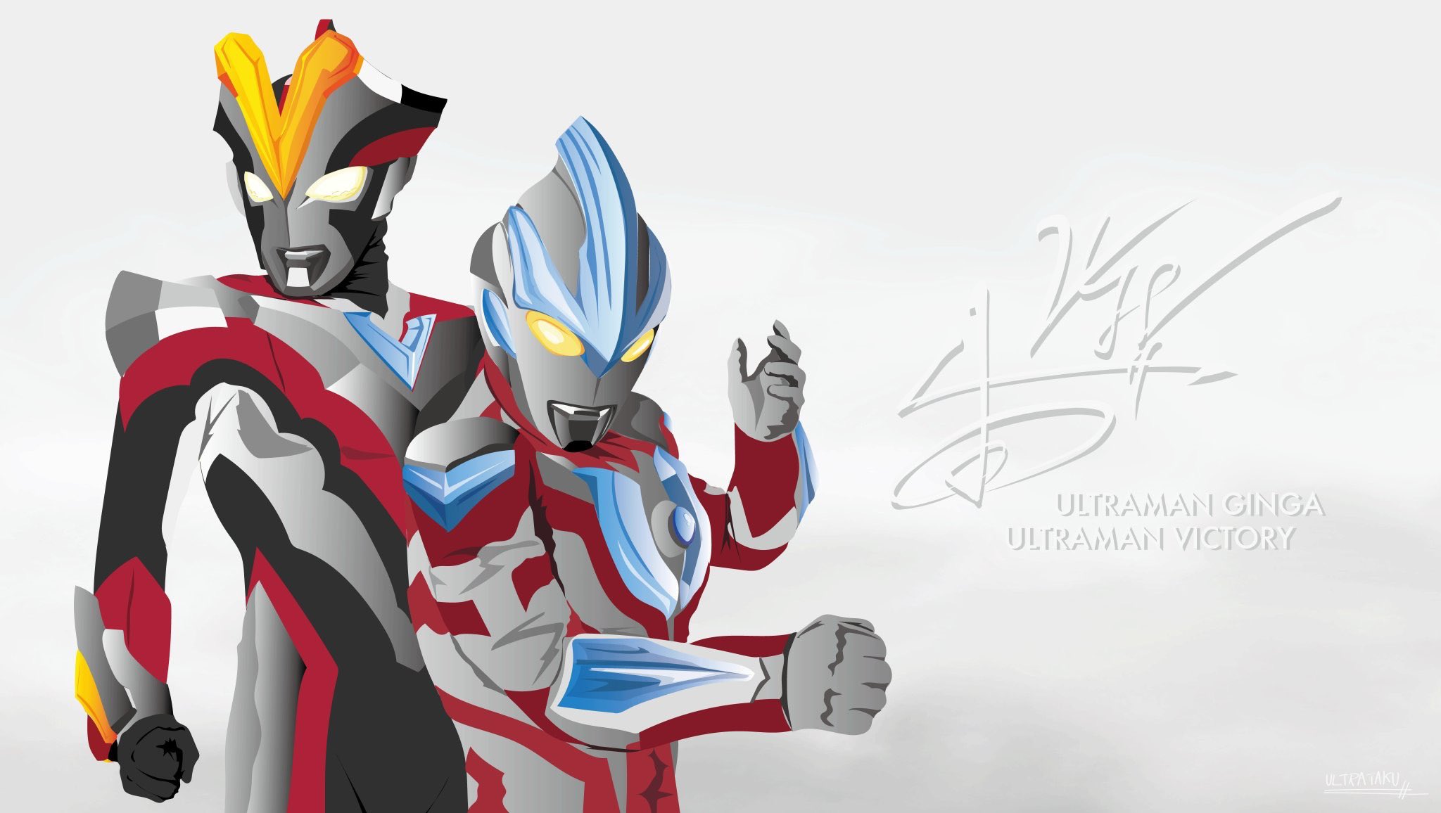 Ultrataku 2年ちょい前に描いたきり 後回しにし続けてしまったギンガとビクトリー やっと描き直し揃えられた勝手な達成感 ニュージェネ集合イラスト描くかなぁ ウルトラマンギンガ ウルトラマンビクトリー T Co Vodig3s5rs Twitter