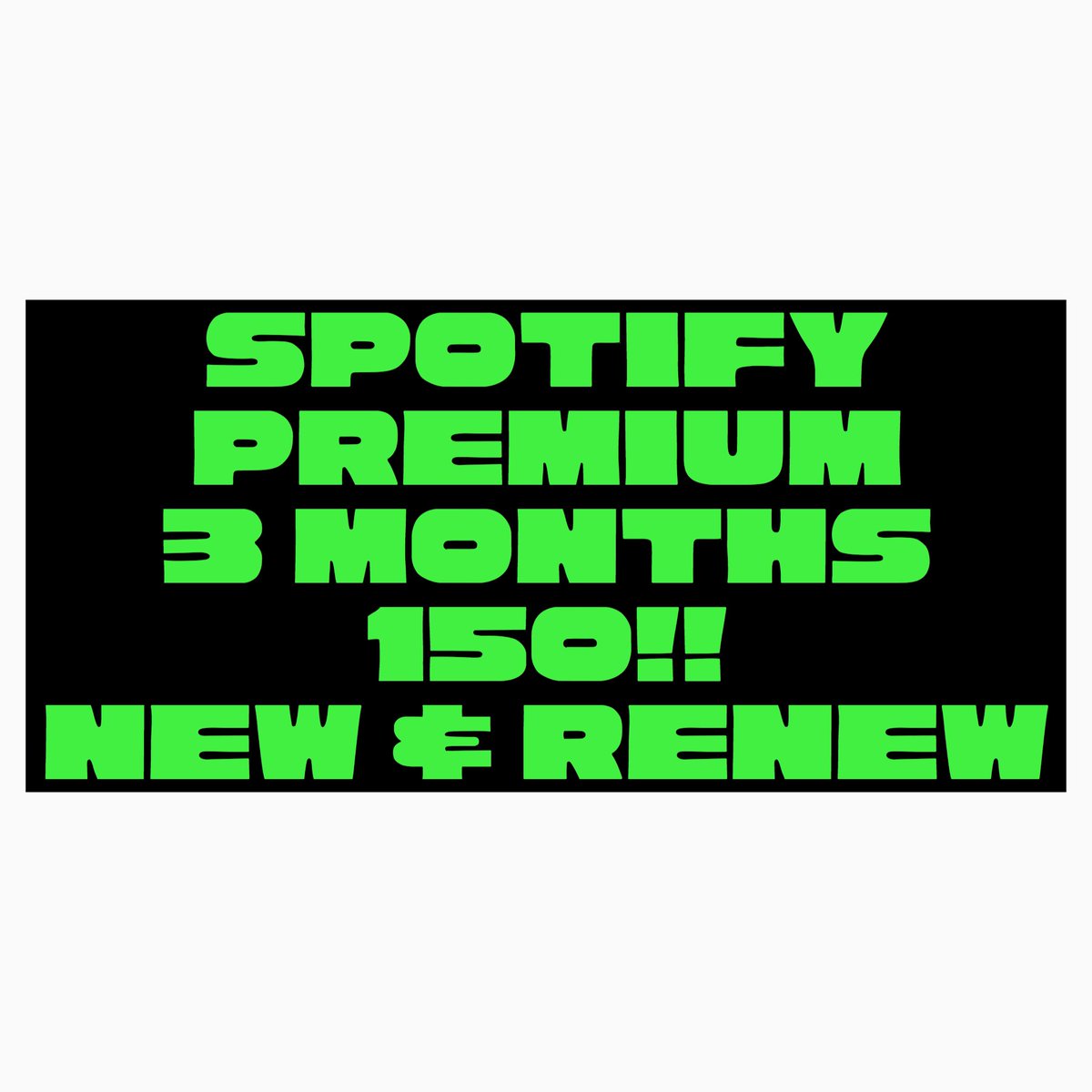 _PremiumShopPH's tweet photo. Hiii!
Im hosting a Spotify 3months Premium and Youtube Premium 1month GIVEAWAY!!!!
All you have to do is Follow me and Retweet this post!! Two (2) winners will be drawn via live on friday (Feb 21) https://t.co/6gmV0idWhY