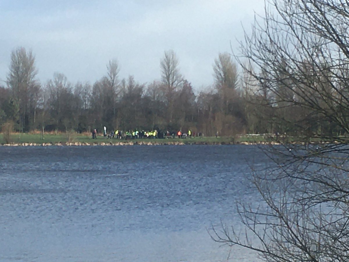 Drumpellierjun's tweet photo. The warm up taken in from the other side of the Loch. #juniorparkrun #parkrun #EventNo3 https://t.co/54SlLJQP8H