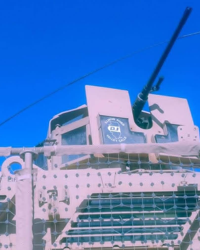 DJCallsCo's tweet photo. Love getting pictures from a good friend on his tour on Afghanistan. Not everyone has a sticker on a .50 Cal!!!
#djcalls https://t.co/uB2x3ncpfl