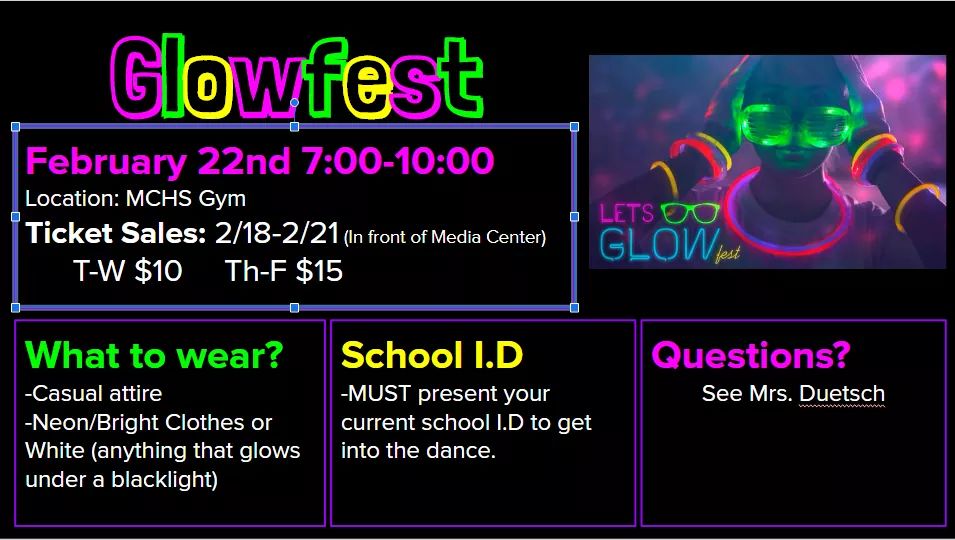 MCHS_Duetsch's tweet photo. Tickets go on sale Tuesday. https://t.co/eCVFM8Tg0Y