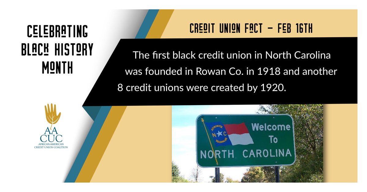 AACUC Credit Union Fact #creditunions #blackhistorymonth #aacuc