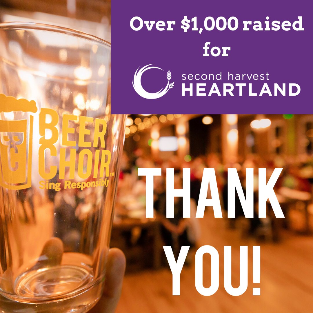 Huge THANK YOU to everyone who came out for our Share the Love event last night in support of <a href="/2harvest/">Second Harvest Heartland</a>! Together we raised over $1,000 (!!) and brought a bunch of non-perishable food donations. You all are amazing and we ❤️ you! Prost! 🍻