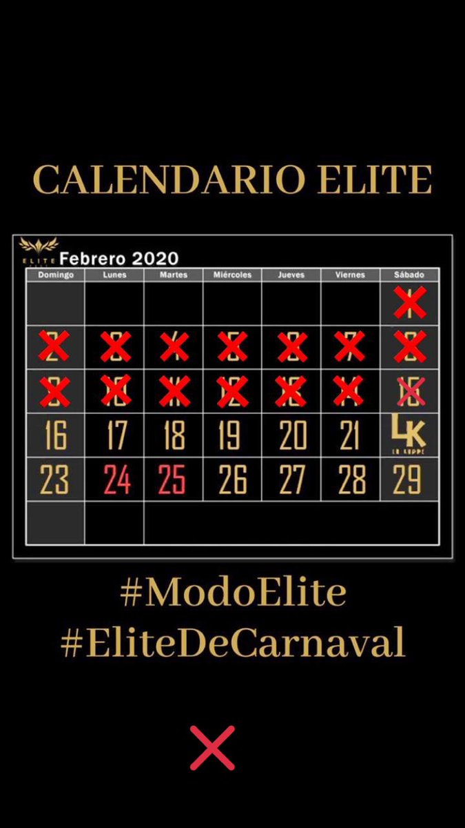 elitefest_vc's tweet photo. 🤩 6 DÍAS 🤩
Seguimos tachando días y quedan sólo 6!! Esto se viene con todo 🔥
#ModoElite
#EliteDeCarnaval 🎈 https://t.co/u2SBVybymq
