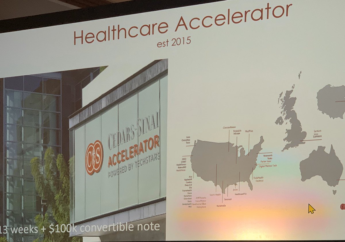 Continuing the @PCSAsurg Presidential panel on #innovation, @jackgiraffe1 addresses the dilemma of academic medical centers in competing with #biotech corporate venture activities. @CedarsSinai does a good job of it. 💪🏻 #PCSA2020 #VC