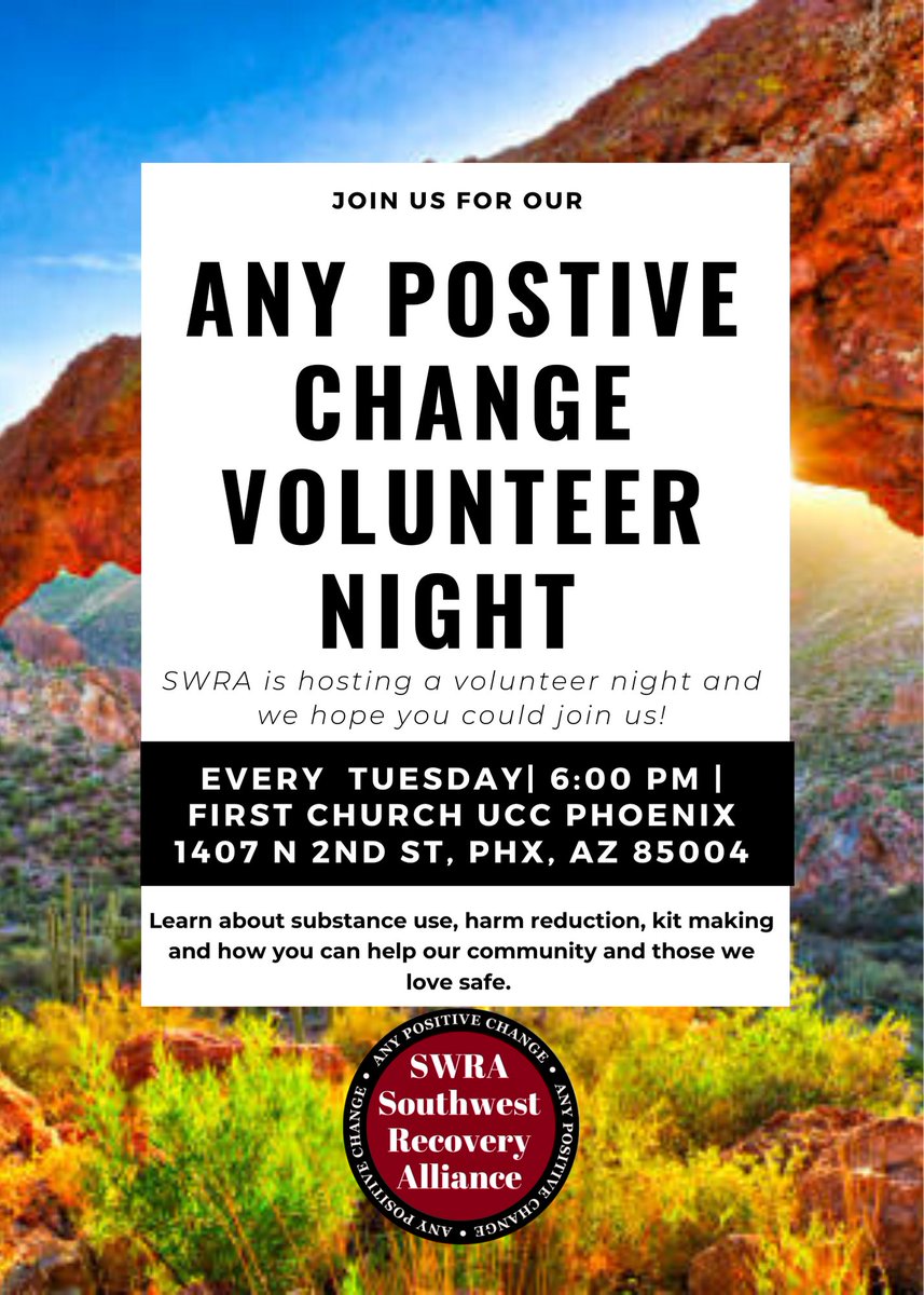 #harmreduction 
#anypositivechange #az #swra #spreadthelove #support #together #outreach #community