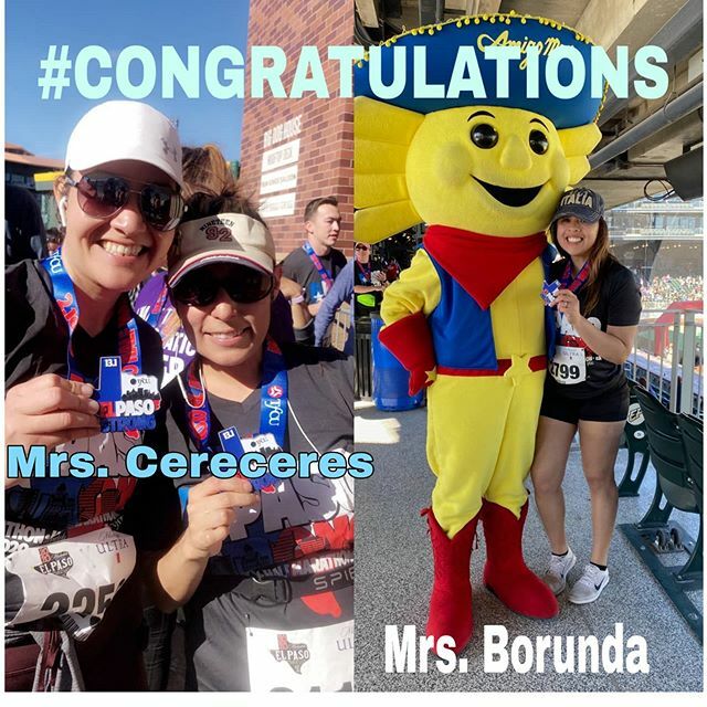 Northwestechs's tweet photo. A big #congrats to our Griffins Mrs. Cereceres and Mrs. Borunda as they valiantly run a #halfmarathon! #bigaccomplishment #BeCanutillo @CanutilloISD #CanutilloStrong #elpasostrong #goals #sundaymotivation https://t.co/YRsUktNKU7