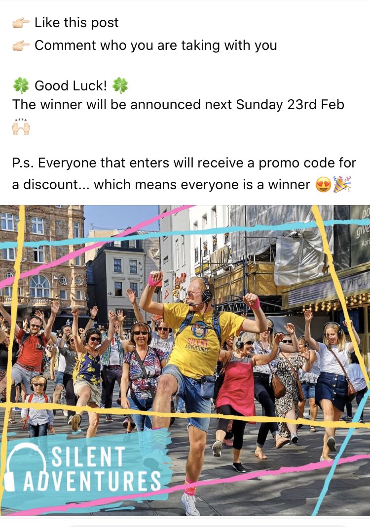 Wanna join us on our next Silent Adventure? FOR FREE? 🚨 

Tickets up for grabs over on our FB page now! 🙌🏻🤩 GO GRAB EM! 

👉🏻Search Silent Adventures Aberdeen on Fb. 😘