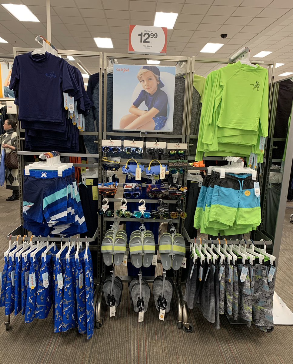 cruzboy001's tweet photo. With a little over 4 weeks until Spring ☀️ stop by Tulsa SE target store for your boys swim wear and don’t forget some nice sunnies 😎 to go with that swim gear!!! #workwhereyoulove #target #tulsaSE @ThrillHill9 @KevinKaminski10 @stuielouie @sofiafast18 https://t.co/Ny5GeiI7Ov