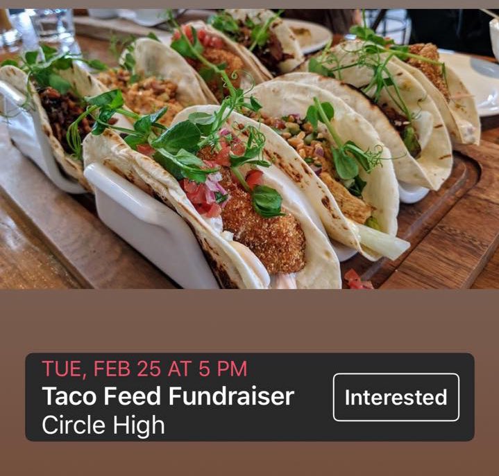 ChsAfter's tweet photo. Please join us for our Taco Feed/After Prom Fundraiser ~during the Circle vs Winfield games! https://t.co/PhCF5XQ7Ep
