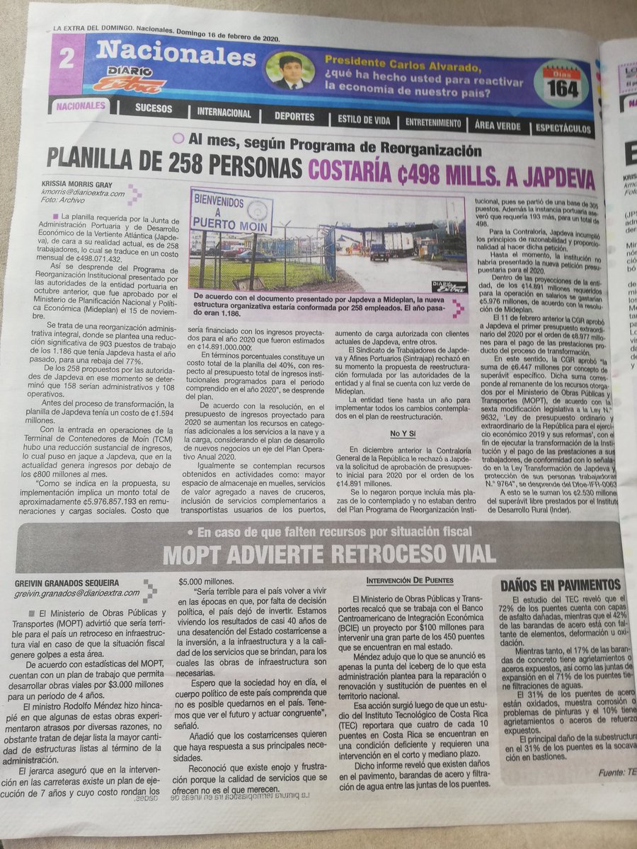 MarMoRalesCR21's tweet image. Casi 2 millones por persona... #Japdeva todas esas instituciones deben cerrarse así se reduce el gasto