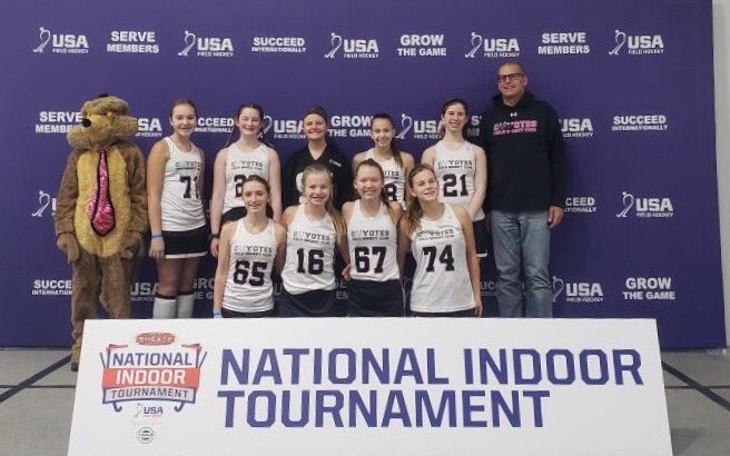The U-14 indoor team won game one   4-1!