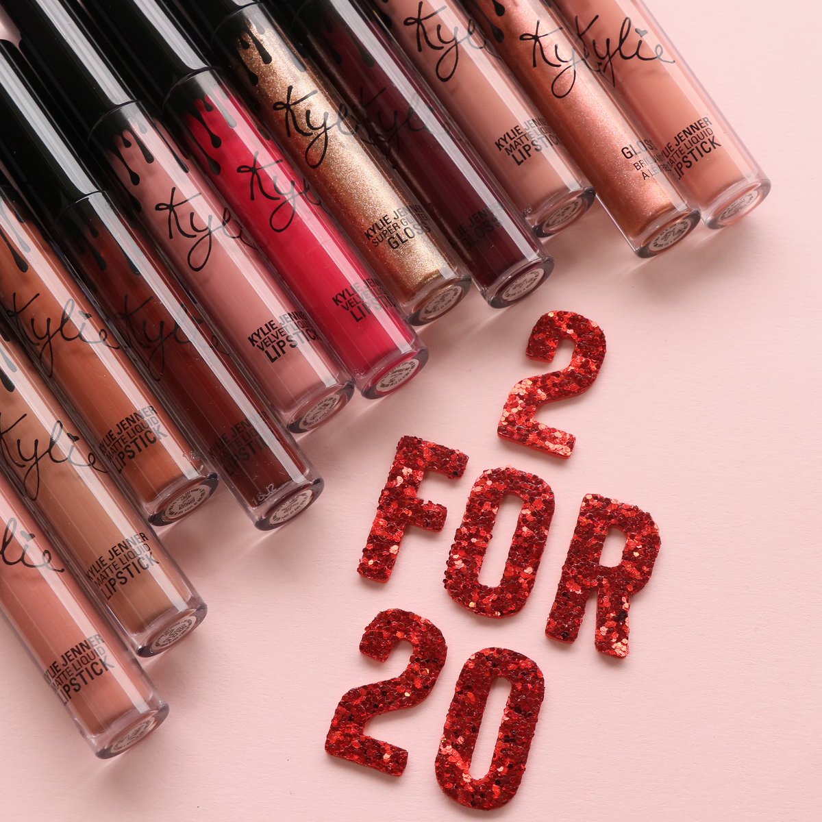 Last chance to shop my 2 for $20 lip singles sale!! High glosses, matte and velvet lips, Koko Kollection and more at KylieCosmetics.com 🥰 sale ends at 11.59pm pst