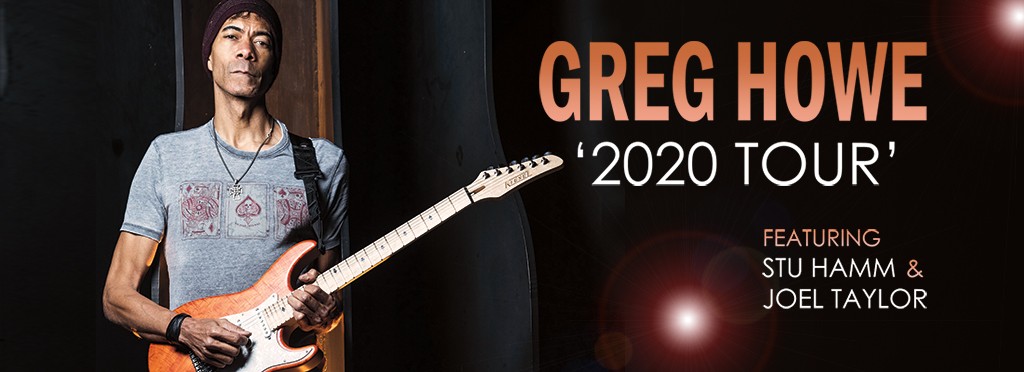 🎸ANNOUNCING THE NORTH AMERICAN GREG HOWE '2020 TOUR'👍 Greg Howe, will kick off his North American tour ‘Greg Howe 2020 Tour’ this July/August,... View Schedule 👉greghowe.com/tour.html👈 #greghowe #stuhamm #stevevai #joesatriani #allanholdsworth #musicpublicist