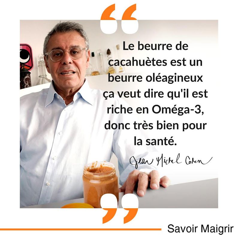 JeanMichelCohen's tweet photo. Consommez-vous du beurre de cacahuètes ? Le Dr Cohen vous invite à en consommer car il est riche en Oméga 3, donc très bon pour votre santé ! Et si vous souhaitez connaitre votre poids idéal, faites votre analyse minceur : https://t.co/VKm79EyLnE
#stopobesite https://t.co/IGEM7MyXFy