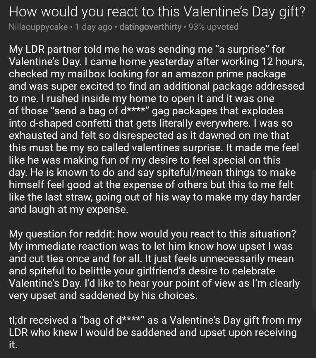 ldr gifts reddit