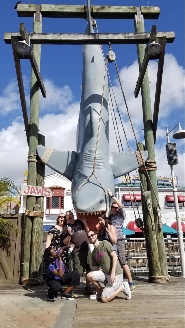 The teachers are using their time at Universal wisely