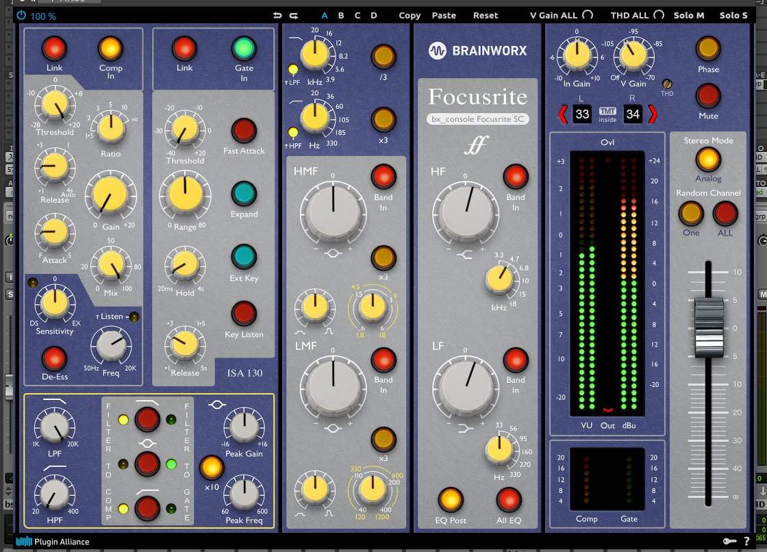 sui_k7bp's tweet image. bx_console Forcusrite SCを購入💰通常のセールとウェークエンドセールと今月のバウチャー（？）を組み合わせて$350→$25！、、、いや値段より効きが凄いですねｗ 良い感じなのでさっそく実務投入です。#pluginalliance #forcusrite