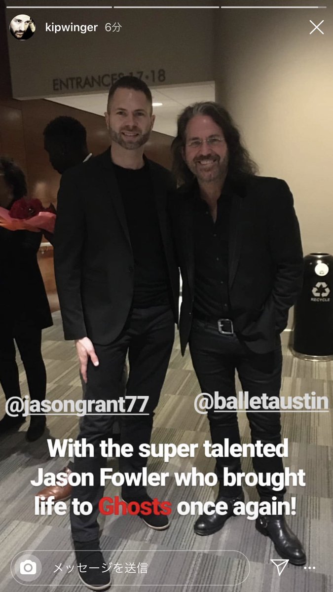 KWJapan_fans's tweet photo. キップがInstagramストーリーズで大絶賛していたジェイソン・フォウラー氏は”Ghosts”の舞台監督(Stager)さんでした。公演についてのプロモーションのトピックにジェイソン氏が登場しています☺️。ぜひご覧下さい。
https://t.co/fMysowZA0D
#CFKipWinger #Ghosts #JasonFowler #ChrisWheeldon https://t.co/TTeWCrDaJ7
