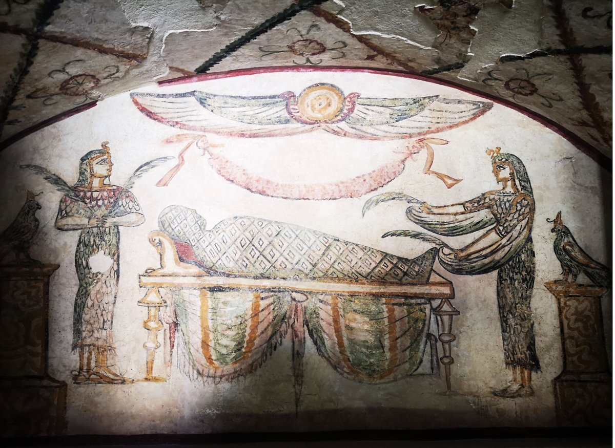 carolemadge's tweet photo. The last day of our trip to #Egypt was spent exploring ancient Alexandria. We visited the Catacombs of Kom El Shoqafa, Pompey's Pillar and the Serapeum, the Roman Theatre (or Odeum), the National Museum, as well as the Bibliotheca Alexandria and its museum.
#archaeologytravel https://t.co/yPkx9T2pm8