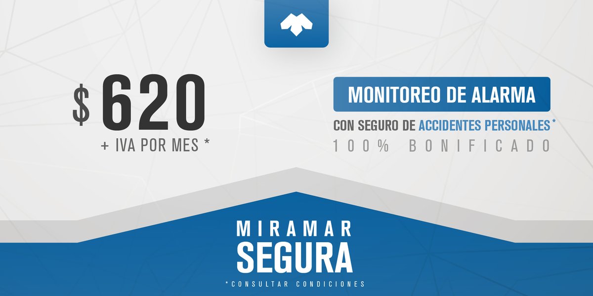 MedinillaSA's tweet photo. 👉 Promo #MiramarSegura #MonitoreoDeAlarma de #Medinilla con #Seguro de Accidentes Personales 100% bonificado*
*Consultar Condiciones
👉 Accedé a esta #Promo por inbox 📧 o.hablá con un Asesor Comercial 📞 223 692 8739

Medinilla Seguridad Integral, cuidamos lo que más te importa https://t.co/AioN11AAv4