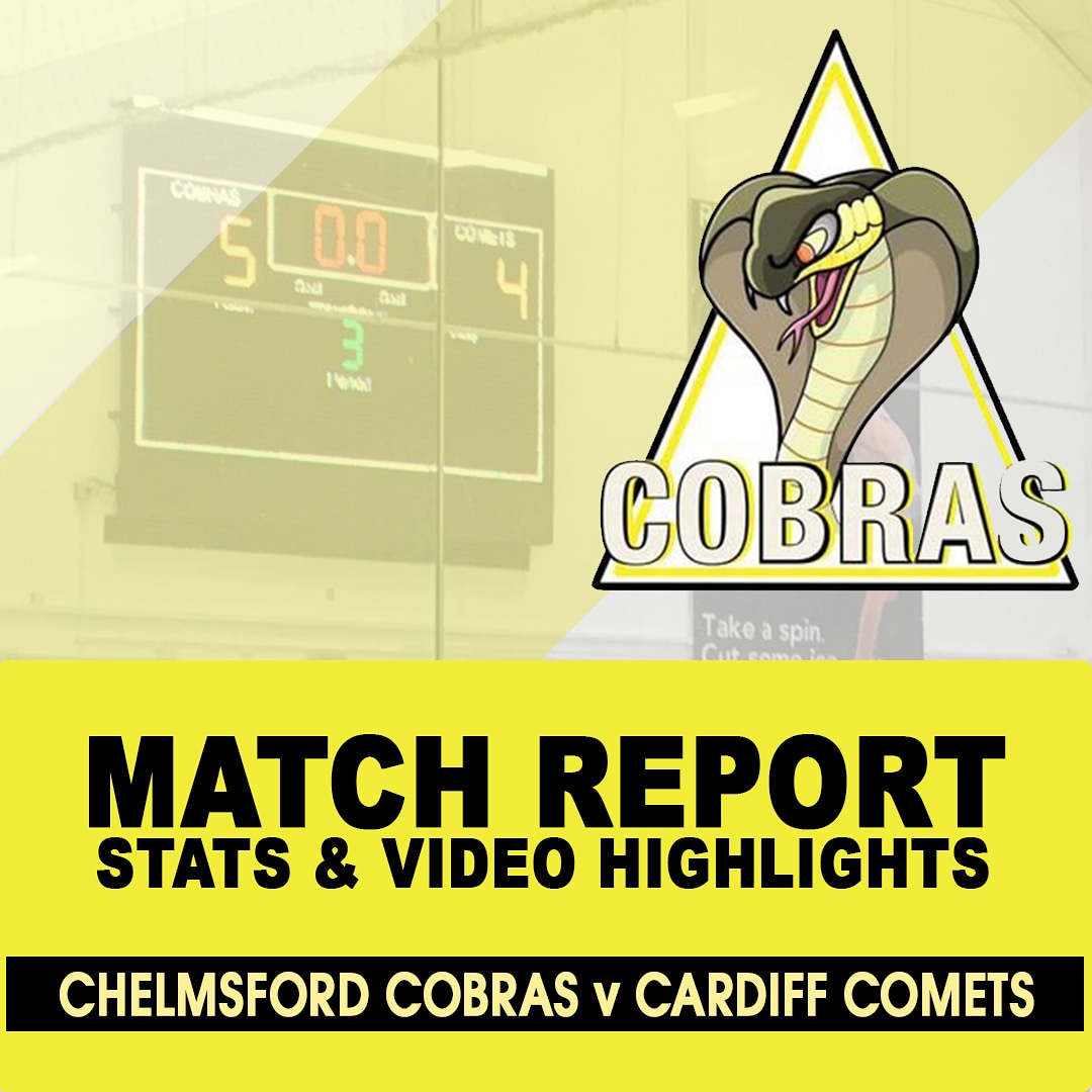 Match report, Cobras players stats and Video highlights of Cobras goals are now available to view on our website from our home game against Cardiff last weekend! 

chelmsfordcobras.co.uk//200209-cobras…

Thank you again to everyone who came to support us! See you at the next one! 🏒🐍