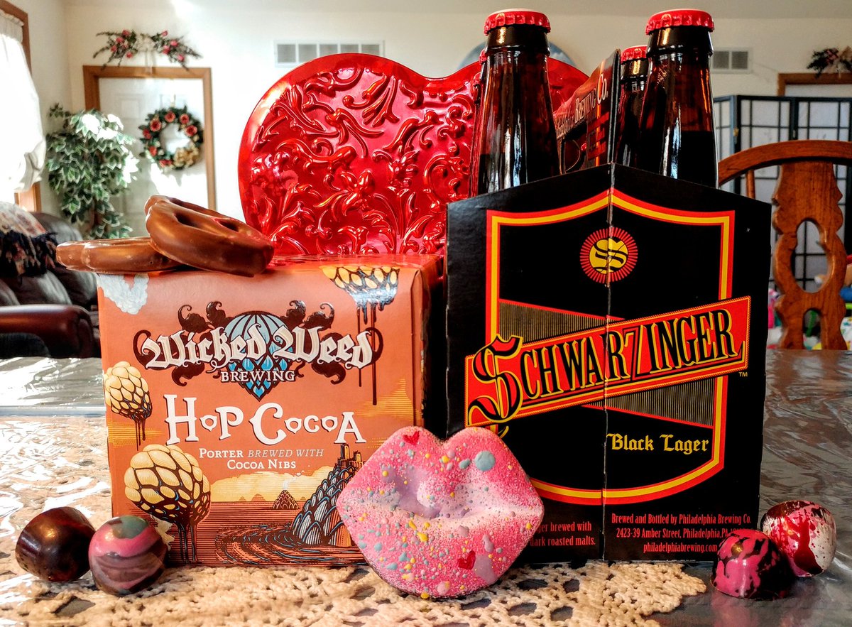 Penn Thrift Beverage (@penn_thriftbev) on Twitter photo Couple your Valentine's Day treats with these selections from <a href="/wickedweedbeer/">Wicked Weed Brewing</a> & <a href="/PhillyBrewing/">Philadelphia Brewing</a> ! (Feat. our hand painted chocolates & pretzels from <a href="/NakedChocolate4/">Naked Chocolate</a> ) Couple your Valentine's Day treats with these selections from <a href="/wickedweedbeer/">Wicked Weed Brewing</a> & <a href="/PhillyBrewing/">Philadelphia Brewing</a> ! (Feat. our hand painted chocolates & pretzels from <a href="/NakedChocolate4/">Naked Chocolate</a> )
