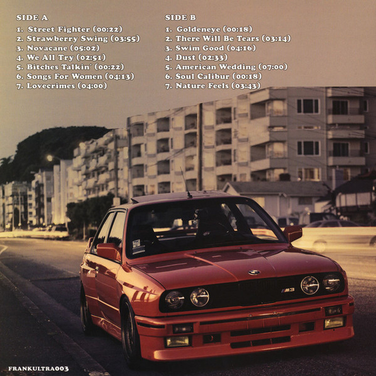 Genius on Twitter: "today 2011, frank ocean dropped his debut mixtape 'nostalgia/ULTRA' 🐐the album's artwork features picture of frank's dream car, the BMW E30 M3 🧡favorite track? https://t.co/tvd0czwDwn" / Twitter