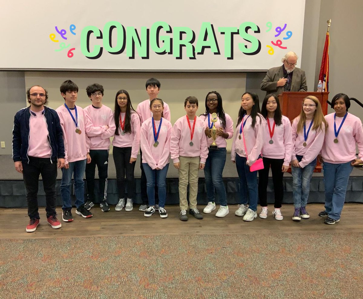 lisa_stem's tweet photo. @LISANorthHigh Middle School Science Olympiad team did great at Regional Science Olympiad Competition. They got 2nd place overall. They got medals six out of seven events. Thank you Mr. Gunes and Mr. Demir. #ScienceOlympiad #winner #teamwork #STEM #LISASTEM @LISAAcademy https://t.co/3fJmeq5uQ7