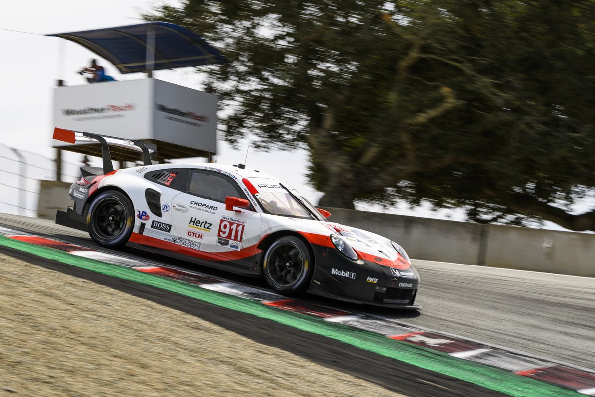 #IMSA - #2020SeasonOverview: The Laguna Seca Raceway is 3.601 kilometres long and features eleven corners. Drivers must cope with a 55-metre elevation change each lap. The 2:40-hour race takes place on 13 September at the <a href="/WeatherTechRcwy/">WeatherTech Raceway Laguna Seca</a> and forms round ten #Porsche #911RSR