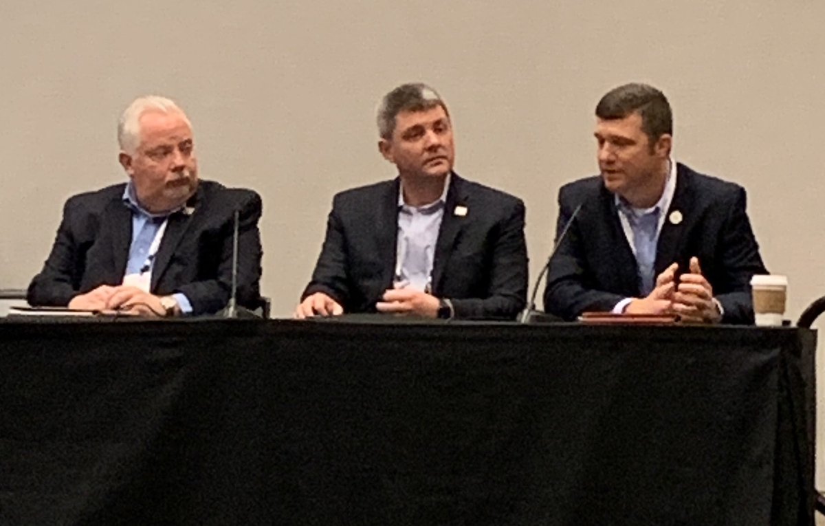 PinelandTelco's tweet photo. #PinelandTelCo GM, Dustin Durden speaks on a panel with other telcos successfully partnering with  #EMCs bringing #Broadband to underserved areas of rural America. #NTCARTime #NTCA #BuildBroadbandwithUs https://t.co/DrpLfcjp8H