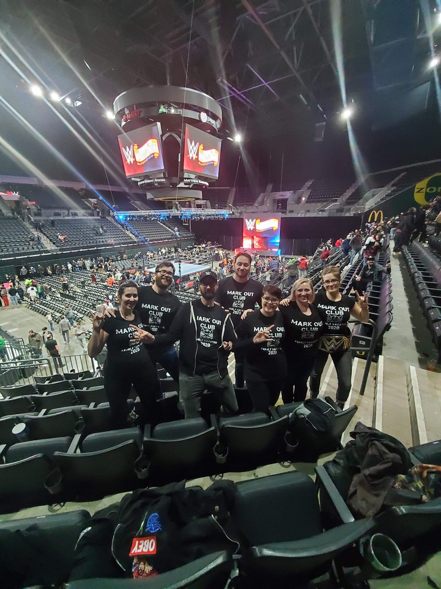 mattanthem87's tweet photo. Wrestlecation 2020 has been a success so far. Now on to night two and @WWENXT Takeover Portland! @WWE #WWEEugene #MarkOutClub #ForLife #TooSweet #ProWrestling #WWE https://t.co/VRW51xxBsc