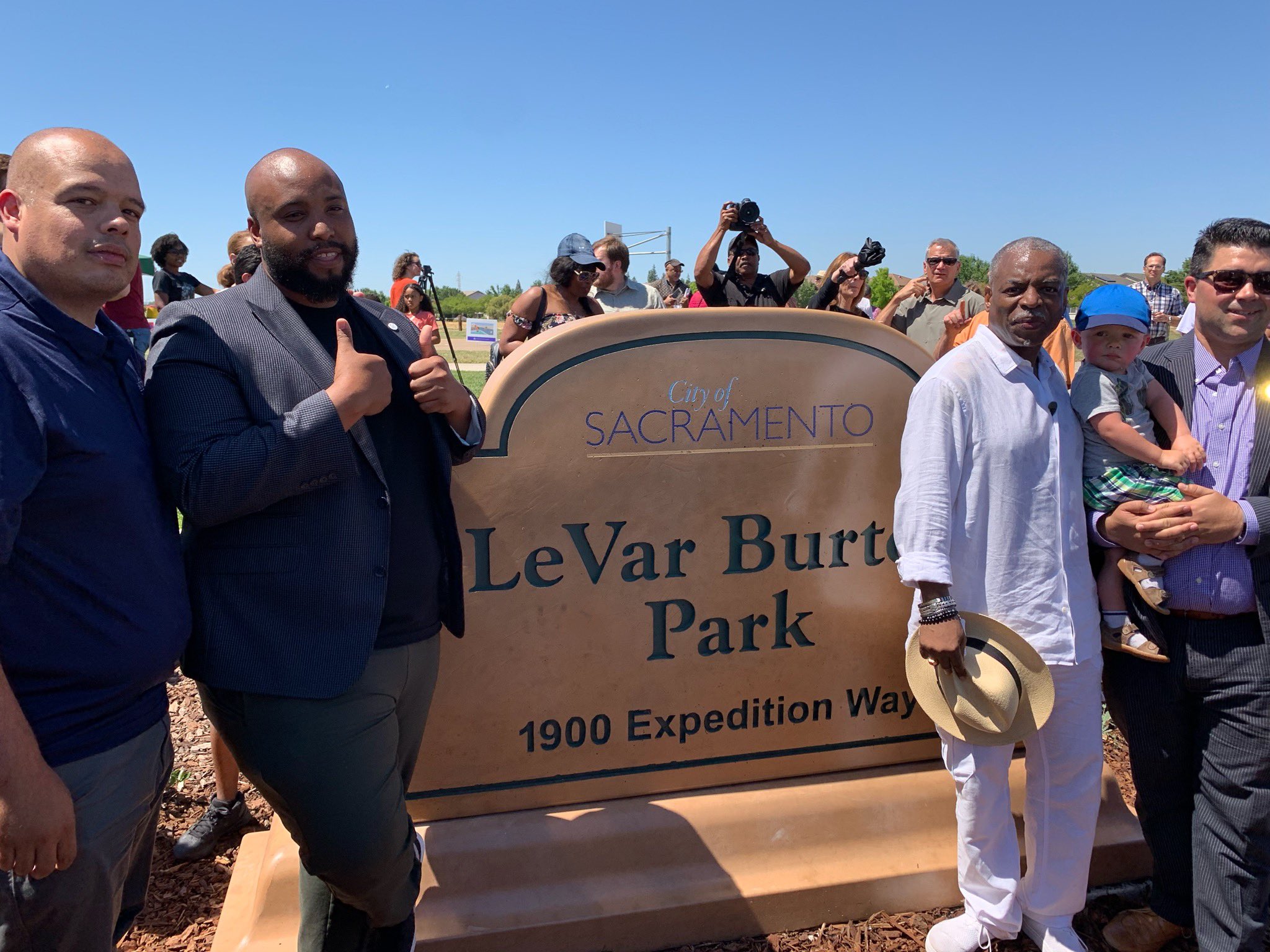 Happy Birthday to Mr. !

Here we are at the LeVar Burton Park in Sacramento. 