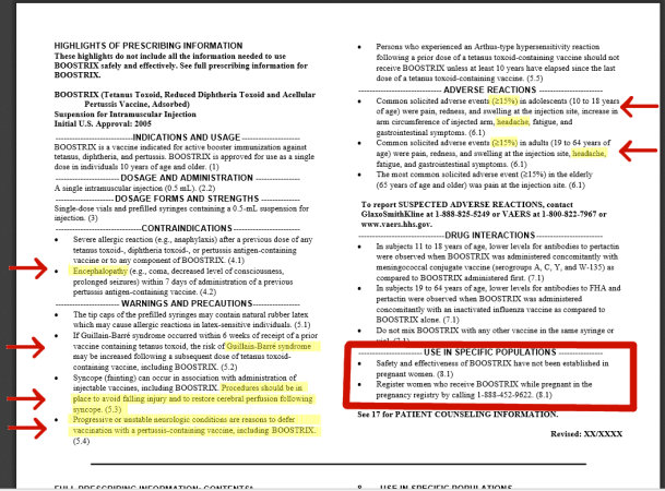 Tdap Boostrix Vaccine